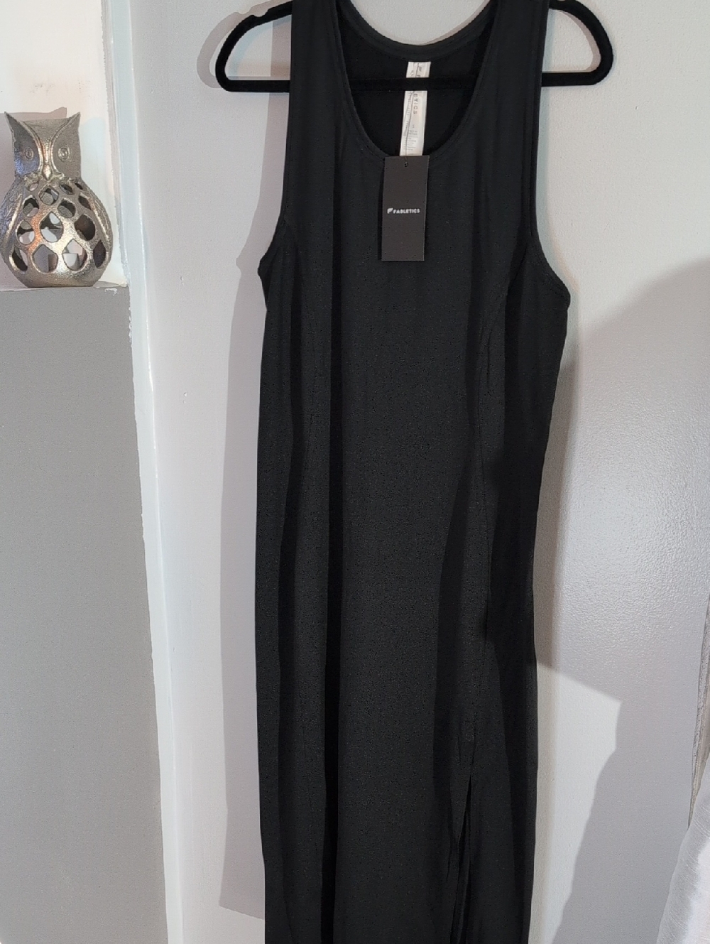 Fabletics Sleeveless Black Maxi Dress